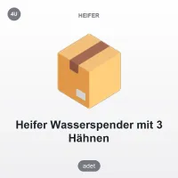 Heifer Gizli Damacanalı 3 Musluklu Su Sebili