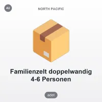 Çift Katmanlı Aile Çadırı 4-6 Kişilik