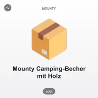 Mounty Ahşap Kamp Kupası