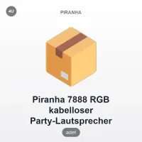 Piranha 7888 RGB Işıklı Kablosuz Parti Hoparlörü