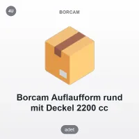 Borcam Yuvarlak Kapaklı Fırın Kabı 2200 cc