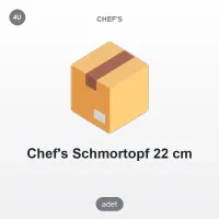 Chef's Karnıyarık Tencere 22 cm