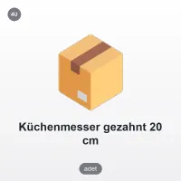 Tırtıklı Mutfak Bıçağı 20 cm