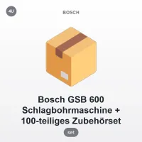 Bosch GSB 600 Darbeli Matkap + 100 Parça Aksesuar