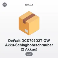 DeWalt DCD709D2T-QW Çift Akülü Darbeli Matkap