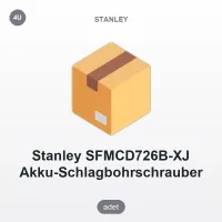Stanley SFMCD726B-XJ Akülü Darbeli Matkap