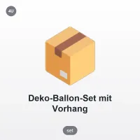 Dekorasyon Perdeli Balon Seti